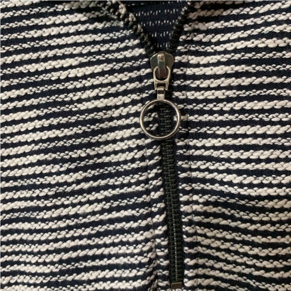 Sweaty Betty Rest Up Half Zip Pullover in Navy and White Size 6 - Picture 8 of 12